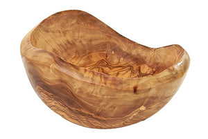 Olive Wood Natural Form Salad Bowl, 8-11" Diameter