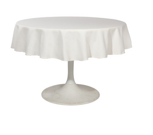 Now Designs Renew Tablecloth, Ivory 60" Round