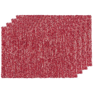 Danica Heirloom Heather Placemats, 4pc - Chili