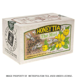 Wood Box, Honey Black Tea, 25 Teabags