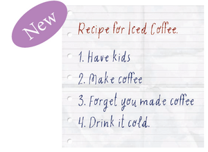 Cedar Mountain LOL Magnet "Recipe For Iced Coffee...."