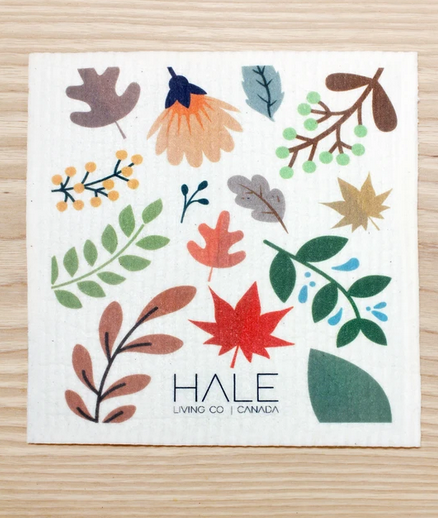 Hale Living, Leaf Medley Swedish Dishcloth