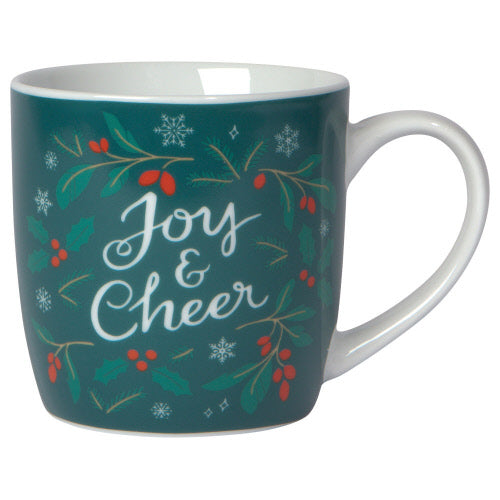 Joy & Cheer Porcelain Mug, 12oz