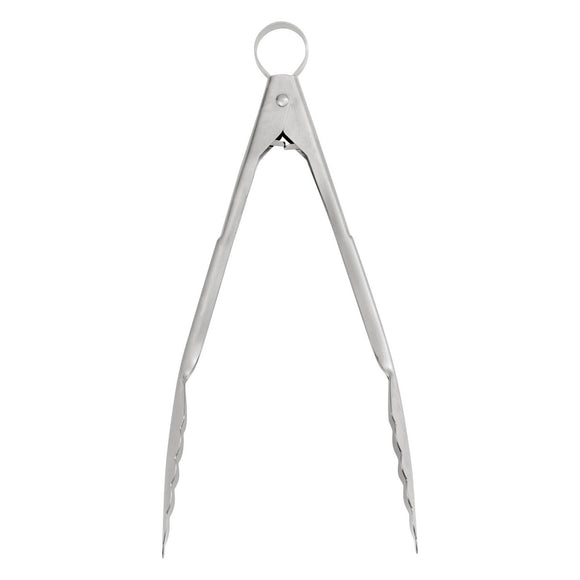 Cuisipro Stainless Steel Locking Tongs, 9.5