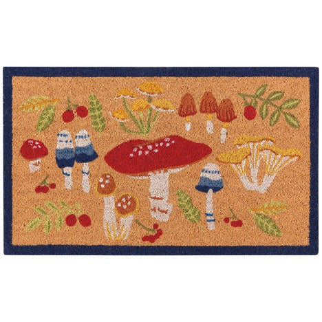 Field Mushrooms Coconut Fibre Doormat, 18x30