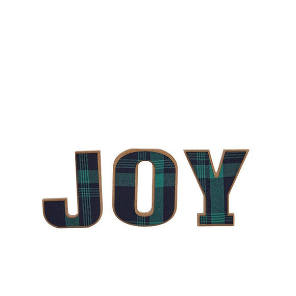 Joy Stand Up Letter Green/Black