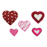 Heart Cookie Cutter Set w/ Crinkle & Straight , 5pc