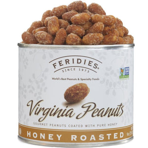 Feridies Honey Roasted Virginia Peanuts, 9oz Tin