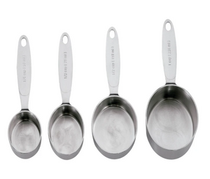 Cuisipro Measuring Cups, SS, 4pc Set, 1/4, 1/3, 1/2, 1c.