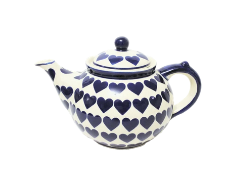 0.75L Morning Teapot, Wrapped in Hearts