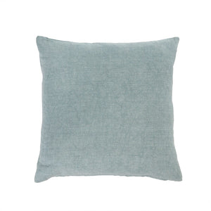 Indaba Nala Linen Throw Pillow, Denim 20x20"