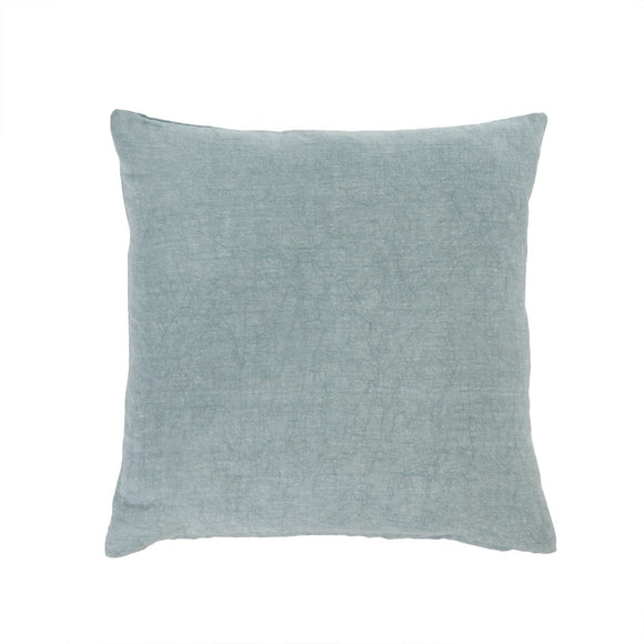 Indaba Nala Linen Throw Pillow, Denim 20x20