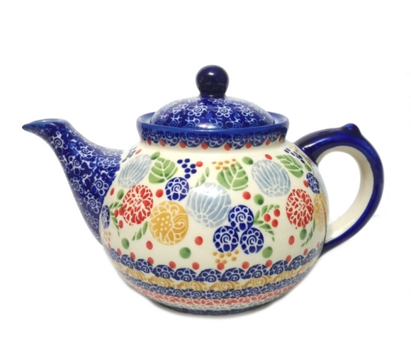 1.25L Afternoon Teapot, Summer Berries, Signed