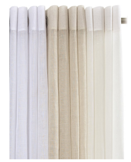 Condo Curtain With Grommets, 57x90