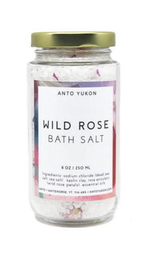 ANTO Yukon Bath Salt, Wild Rose 8oz