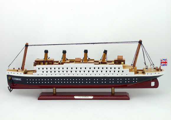 Titanic Wooden Model Ship, 12