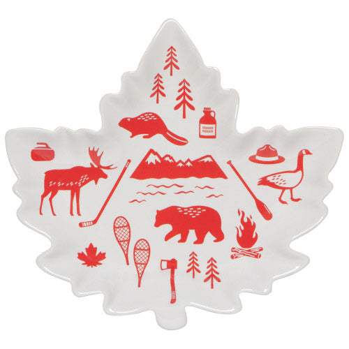 Now Designs Shaped Dish, O Canada
