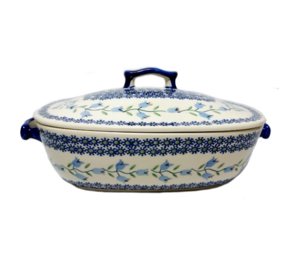 Trailing Lily Covered Casserole Dish w/Handles, 0.2L