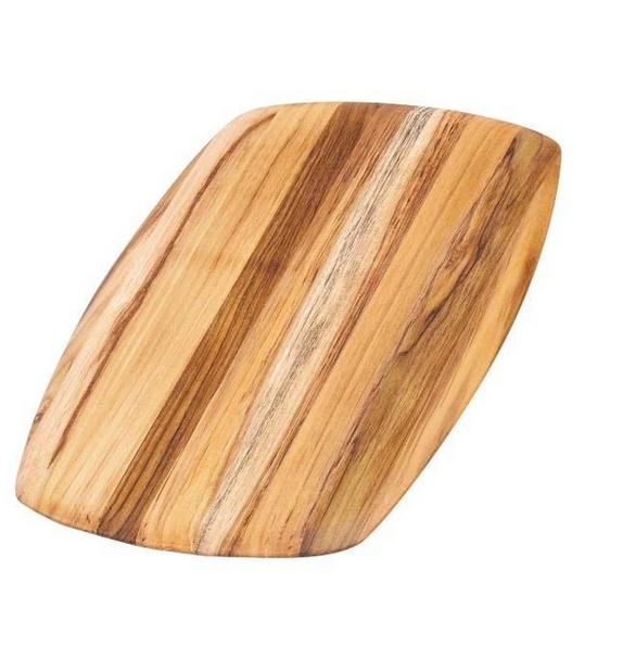 TeakHaus Gently Rounded Edged Cutting / Serving Board, 16x11x0.55