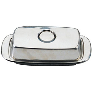 Danesco Stainless Steel Butter Dish w/Cover