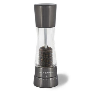 Derwent Gourmet Precision Pepper Mill, 7.5" Gunmetal