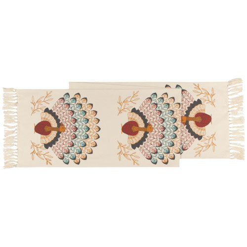 Now Designs Tommy Turkey Table Runner, 13x72