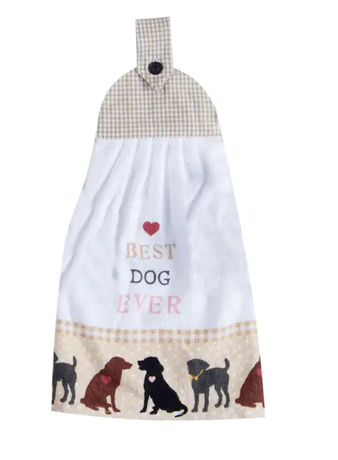 Kay Dee Designs Tie-Towel, Best Dog Ever