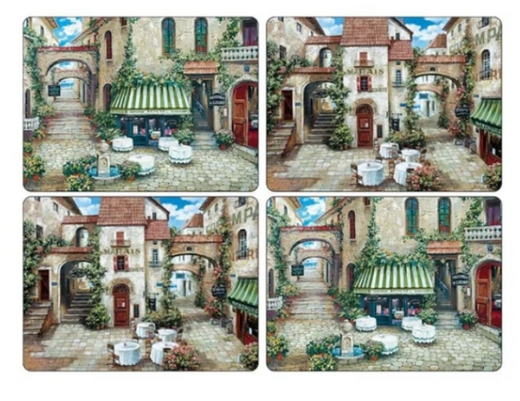 Pimpernel Trattoria Cork-Backed Placemats, Set of 4