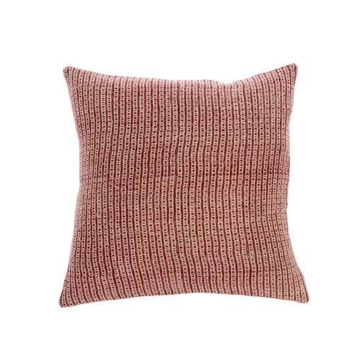 Nadi Linen Cushion, Red, 20x20