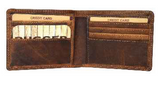 Rugged Earth Leather Wallet, Style 990010