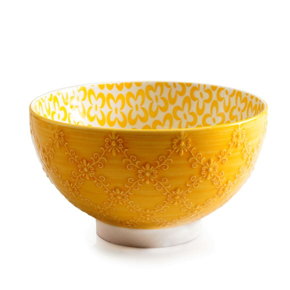 Trellis Bowl, 15cm, Yellow
