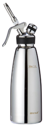 Mosa Cream Whipper 1 Qt/1 L, Stainless Steel