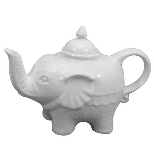 BIA Elephant Teapot, White 28oz