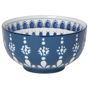 Danica Heirloom Porto Stamped Porcelain Bowl, 4.75"