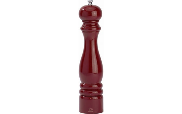 Paris U'Select Wood Pepper Mill, Red Lacquered, 12