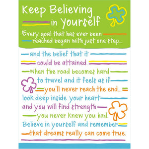 PPAD/Believing in Yourself