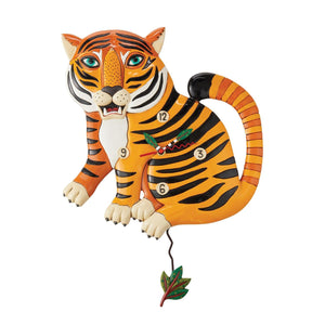 Stripes The Tiger Clock