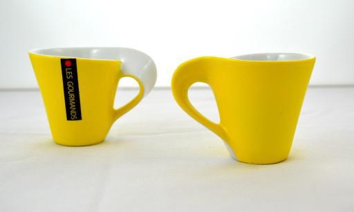 Espresso Cups, Yellow Set/2