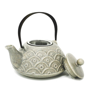ZEN Infusing Teapot, Grey w/Black Handle 700ml