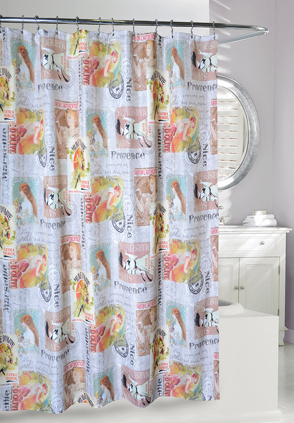 Les Femmes Shower Curtain, 71x71