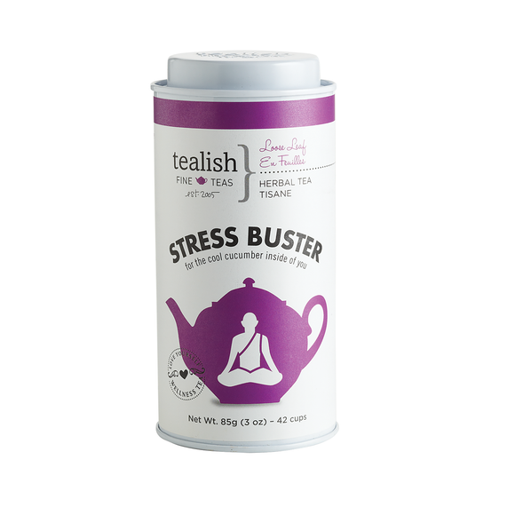 Tealish Stress Buster Loose Leaf Tea Tin, 85g/3oz