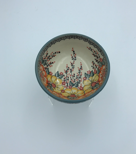 Small Bowl, 5.5x2.5" Autumn Flowers