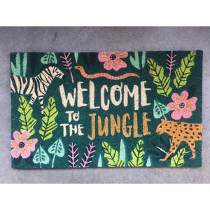 Danica Welcome to the Jungle Doormat, 30x18"
